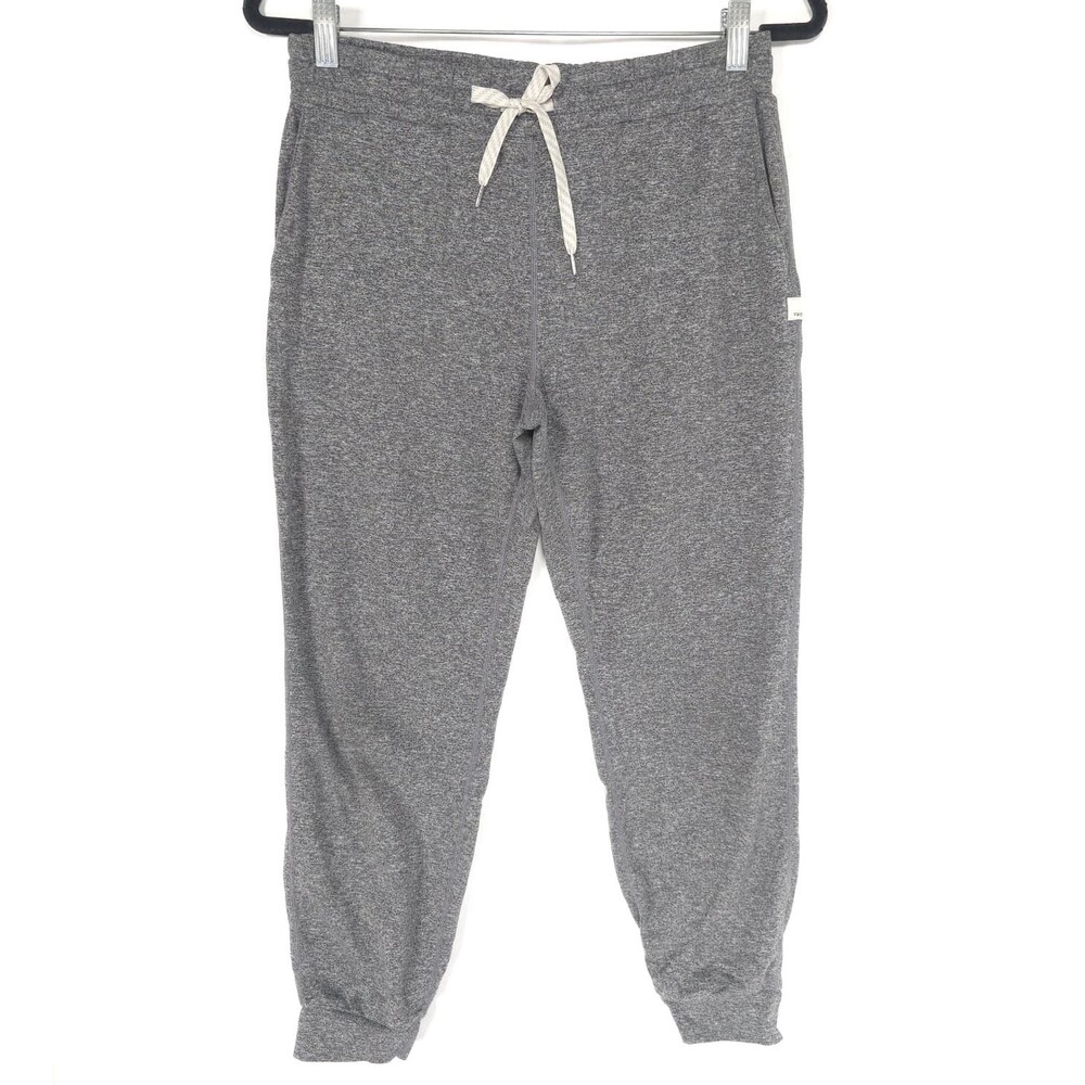 VUORI Women's Jogger Pants SMALL Gray Drawstring Heathered Rise Shine VW303